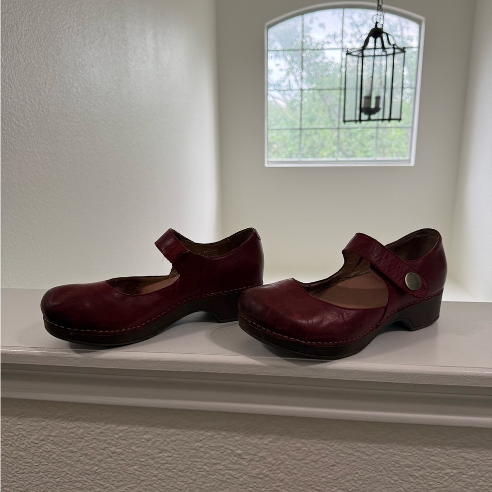 Red Dansko Clogs - Picture 2 of 8